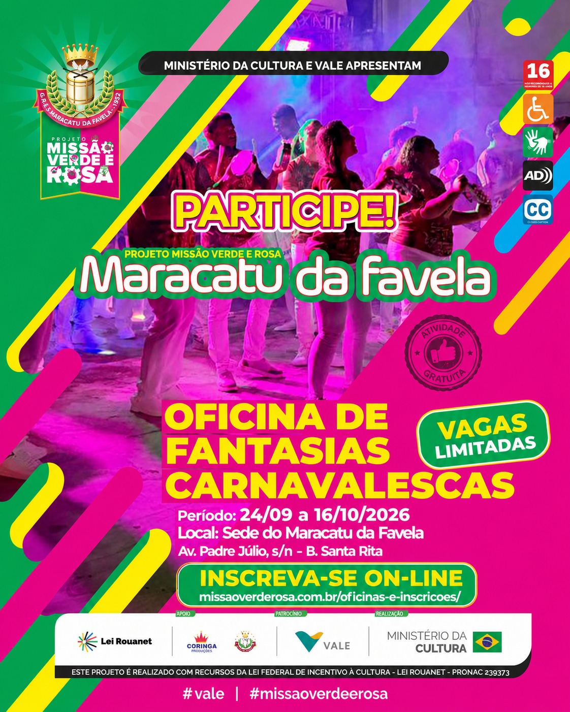 Inscrição — Fantasias Carnavalescas